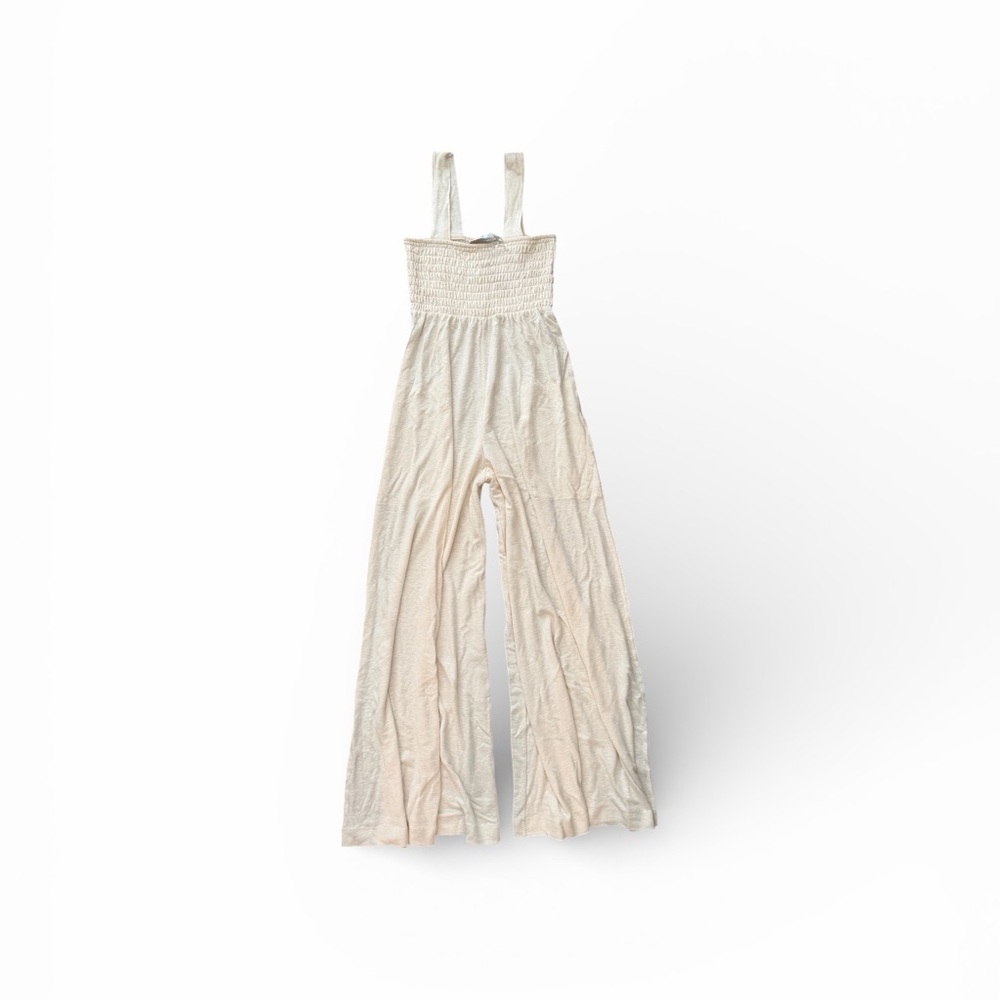Free People Homecoming Jumpsuit Cream NWT XS